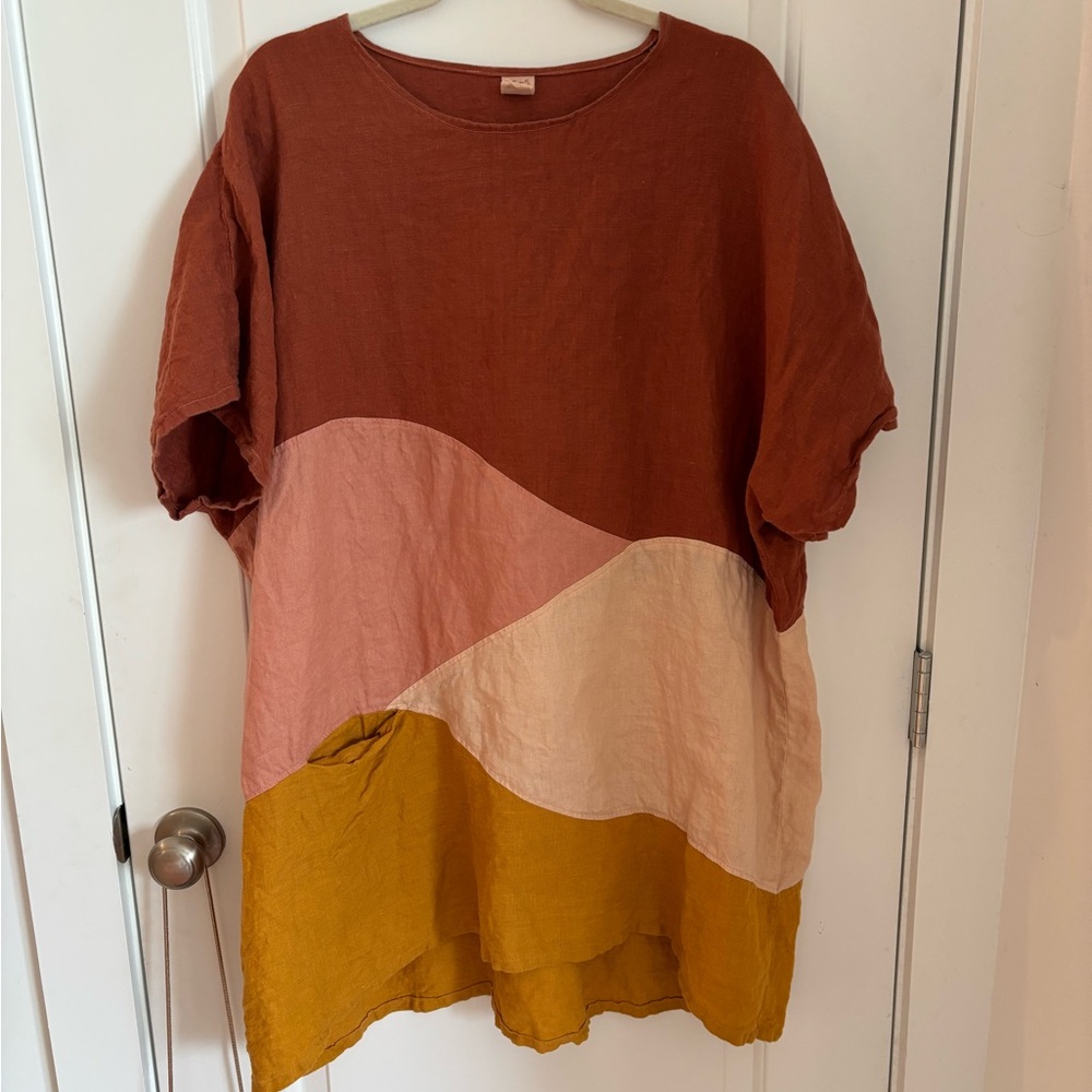 Thread + Sprout Color Block Tunic